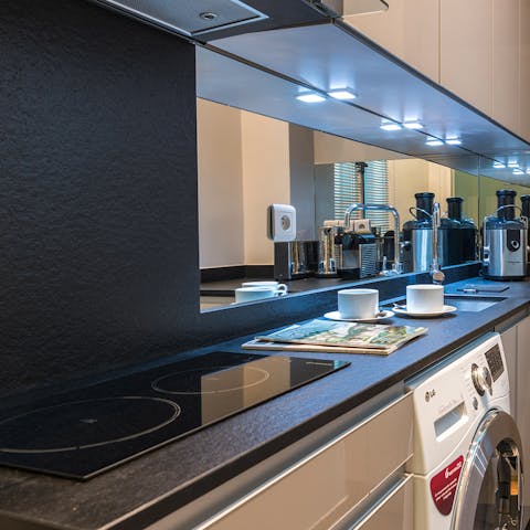 Practical kitchenette to cook up a storm