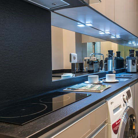 Practical kitchenette to cook up a storm