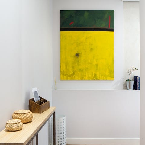 The bold artwork