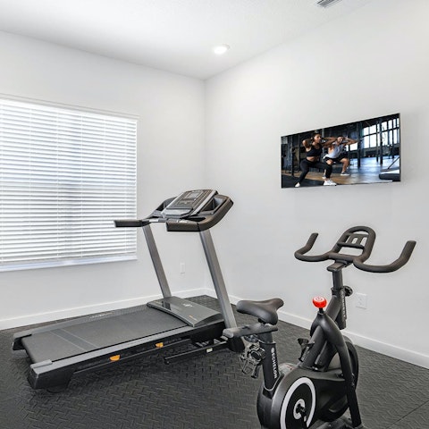 Feel energised after an uplifting workout in the home gym