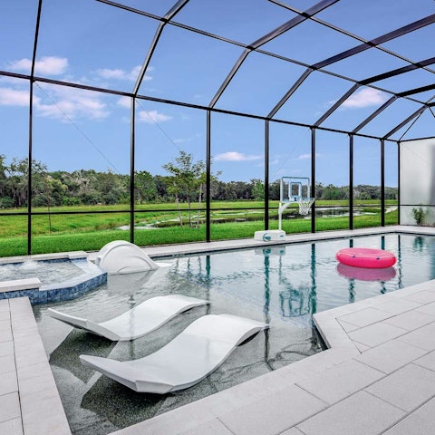Embrace total relaxation while lounging by the pool