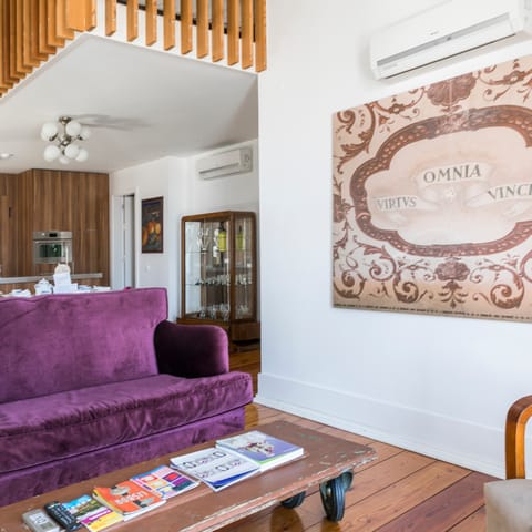 The high ceilings in the communal area