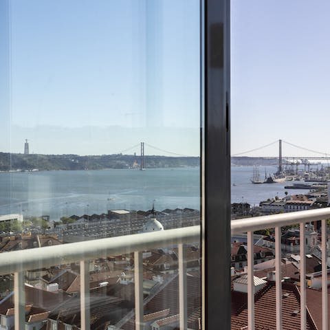 The view of the Tagus River