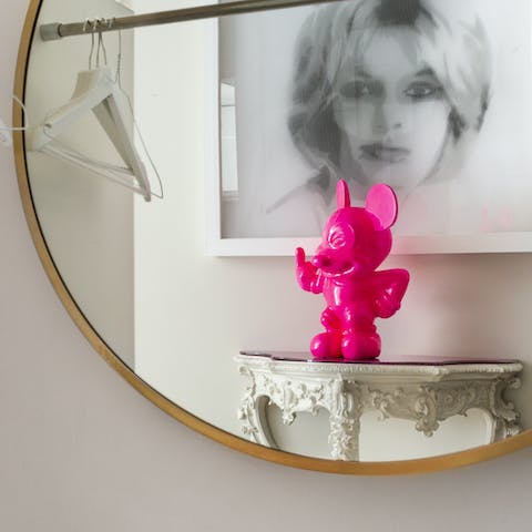 The cheeky Mickey Mouse