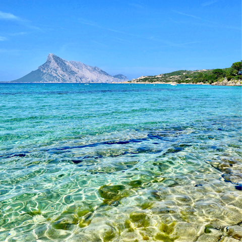 Swim in the clear waters of nearby Spiaggia Lido del Sole