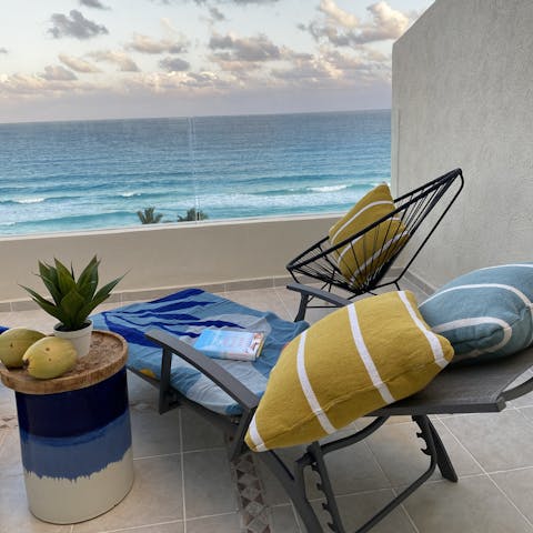 Drink in the wonderful sea views from the balconies and terraces