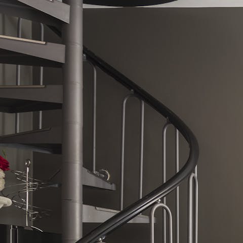 The spiral staircase