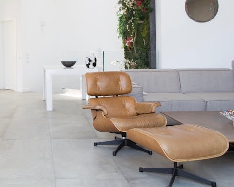 The Eames-style lounge chair