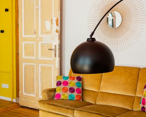 The Arco-inspired lamp