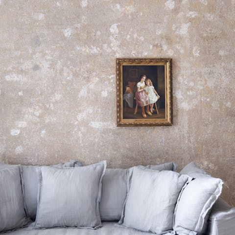 The original artwork in every room