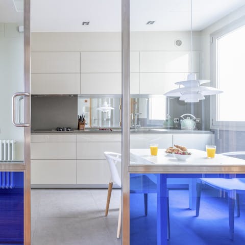 The modern kitchen