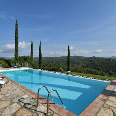 Enjoy blissful swims and incredible views from the pool