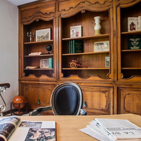 The stately study