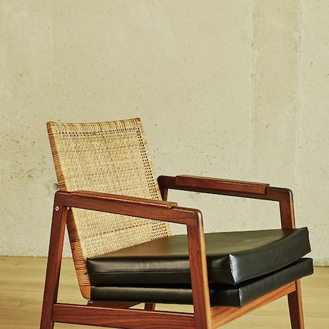 The mid-century style armchair