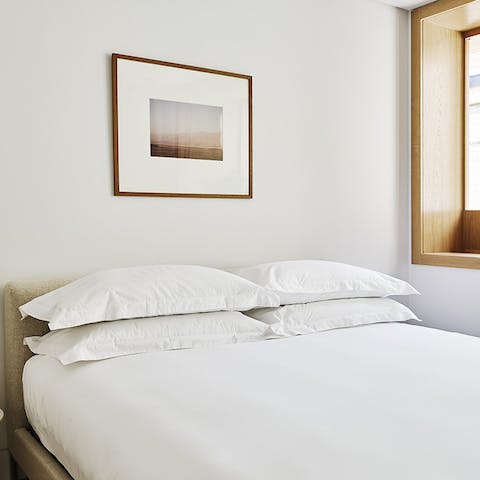 Sink into luxury bedding