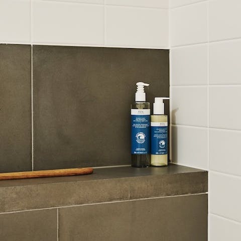 Luxurious toiletries