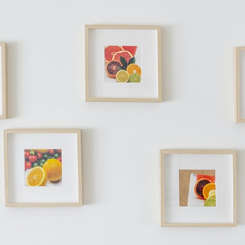The citrus fruit posters