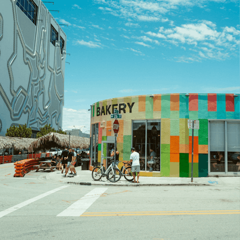 Explore the shops and cafes in trendy Wynwood