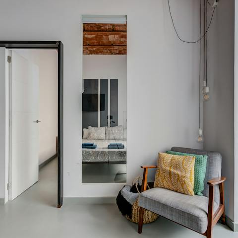 The comfortable reading chair