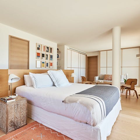 Decompress in your serene and secluded suite