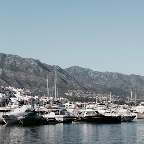 Spend a day shopping and people watching at Puerto Banús