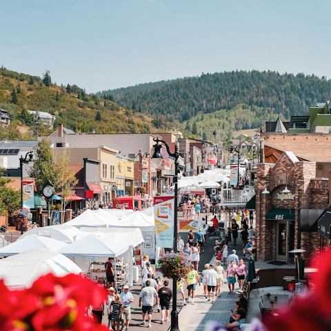 Experience the magic of Park City from Main Street – a short drive away