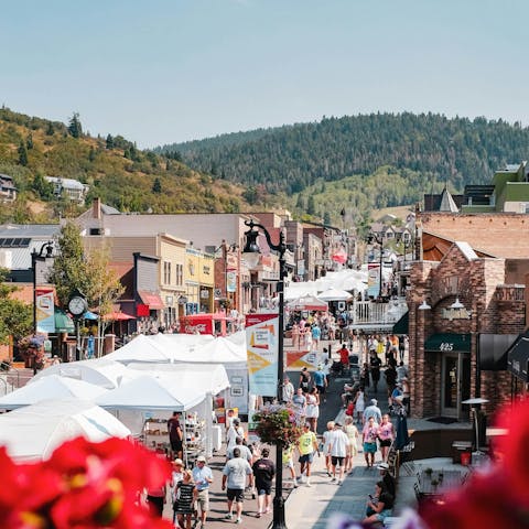 Experience the magic of Park City from Main Street – a short drive away