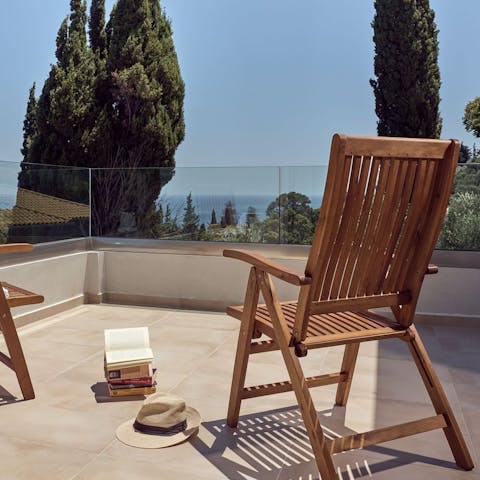 Enjoy moments of solitude from the tranquility of the balcony