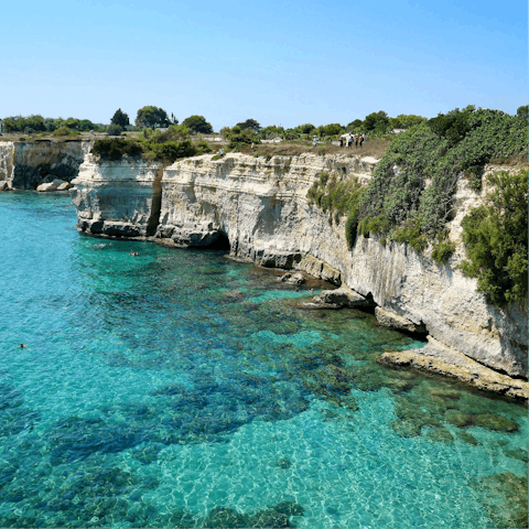 Explore south-east Italy, including the nearby picturesque town of Salve