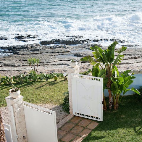 Dip your toes in the water just the other side of your garden gate
