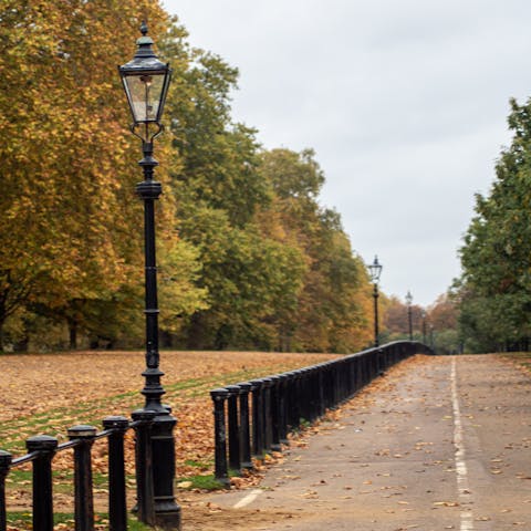 Explore all that London offers, including nearby Hyde Park