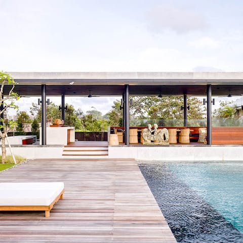 Find total relaxation whilst lounging by the pool