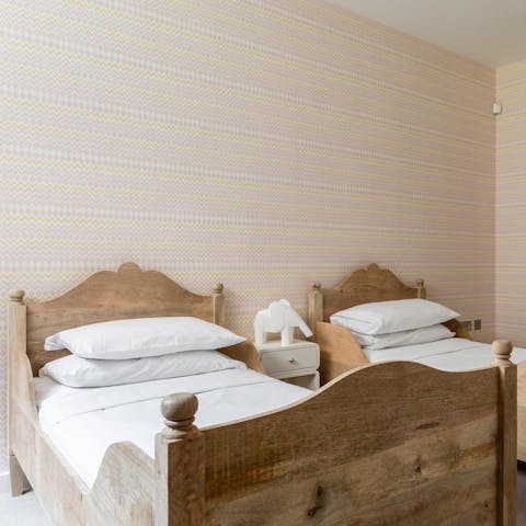 Tuck the kids up in bed before you relax for the evening