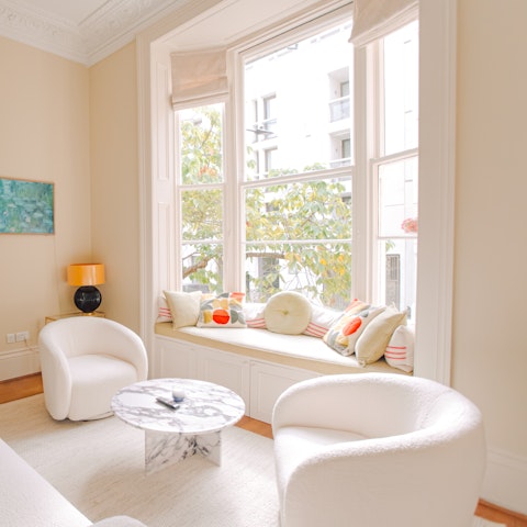 Unwind in the light-filled living space