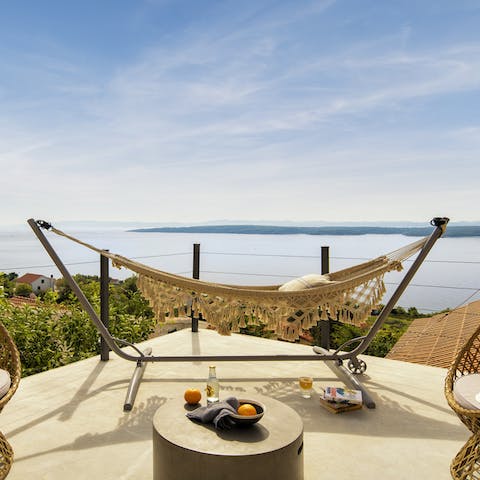 Be mesmerised by the expansive views across the Adriatic Sea