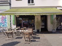Enjoy curry on the outdoor patio at Lemongrass