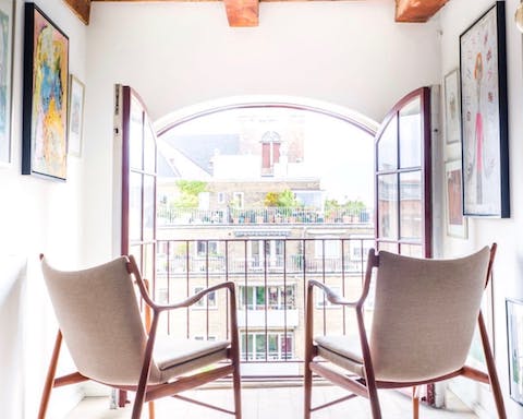 The old warehouse windows