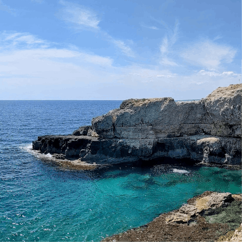 Explore the picturesque coastline of Santa Maria di Leuca