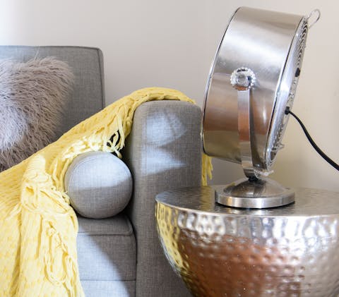 The stainless steel fan