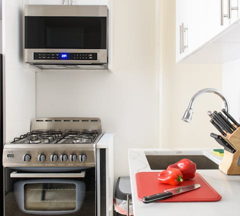A big kitchen (by Manhattan standards)