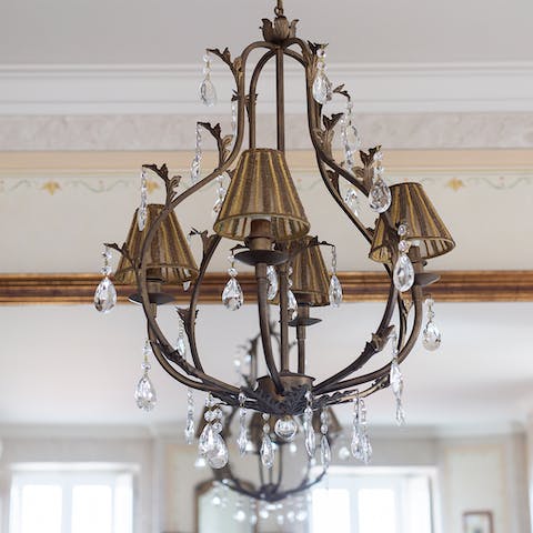 The beautiful ceiling light