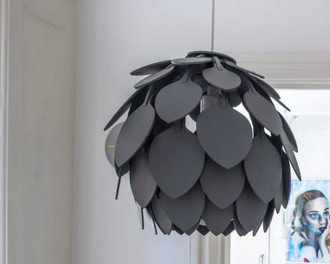 This textured petal-like lamp