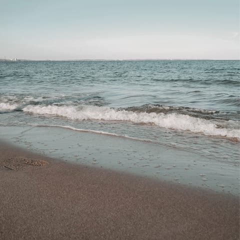 Walk along the sandy beaches, before finding the perfect spot to relax