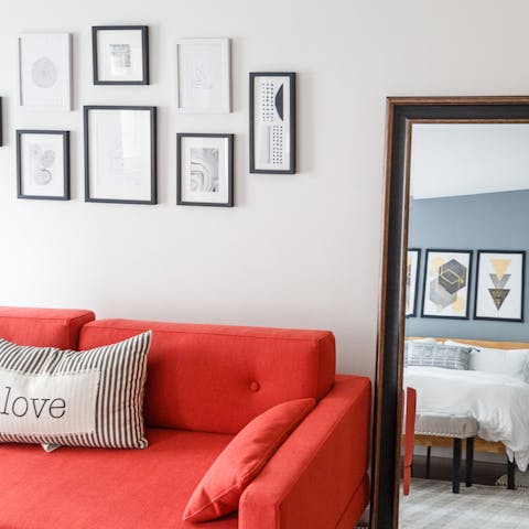 Wall art in every corner