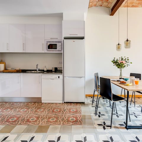 The Azulejo floor tiles