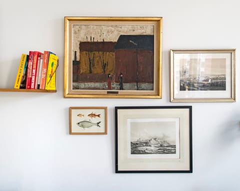 The well-curated artworks