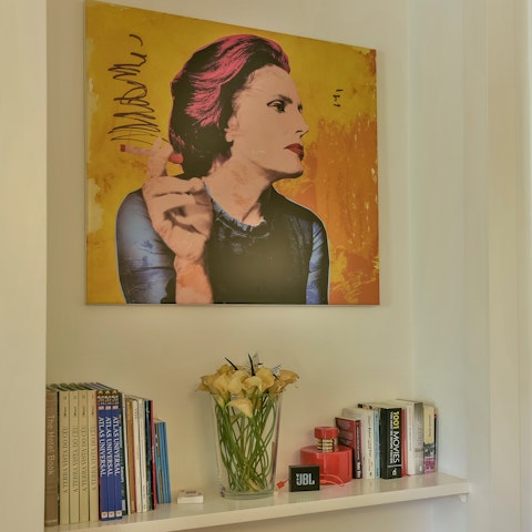 Amalia's pop-art portrait