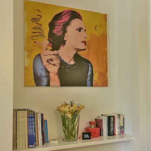 Amalia's pop-art portrait