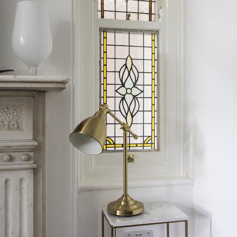 Light stained glass windows