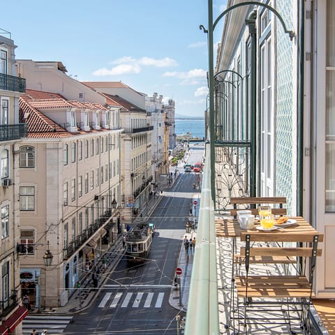 A gorgeous view from the balcony